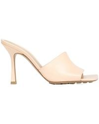 Bottega Veneta - Stretch Squared-Toe Sandals - Lyst