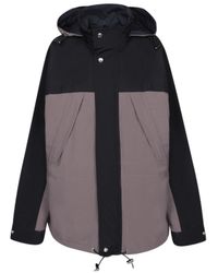 Sacai - Funnel-Neck Reversible Zipped Jacket - Lyst