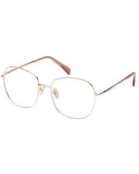 Max Mara - Irregular Frame Glasses - Lyst