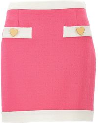 Moschino - Heart Buttons Skirts - Lyst