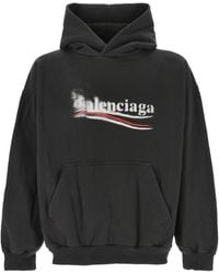 Balenciaga - Logo Hoodies 767877Tqvi71569 - Lyst