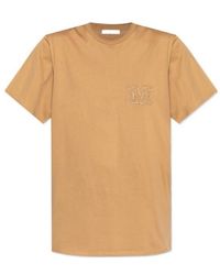 Max Mara - Mango Logo Embroidered Crewneck Top - Lyst