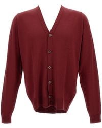 John Smedley - Long-Sleeved Cardigan Sweater - Lyst
