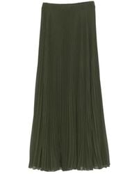 Patrizia Pepe - Pleated Maxi Skirt - Lyst