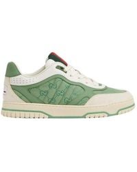 Gucci - Re-Web Gg Canvas & Leather Sneaker - Lyst