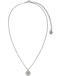 Versace - Medusa Pendant Polished Effect Necklace - Lyst
