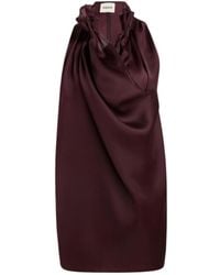 KHAITE - Meegan Ruffled-Collar Top - Lyst