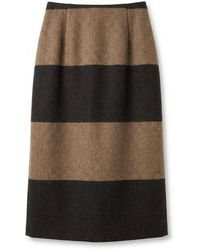 Max Mara - Studio All-Over Dotted Pleated Skirt - Lyst