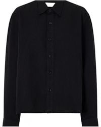 Studio Nicholson - Cotton And Linen-Blend Shirt - Lyst