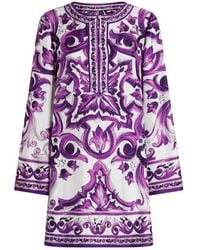 Dolce & Gabbana - Short Dresses - Lyst