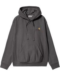 Carhartt - American Script Logo-Embroidered Hoodie - Lyst
