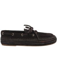 Paloma Barceló - Paloma Barceló Penelope Lace-Up Flat Shoes - Lyst