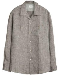 Brunello Cucinelli - Mélange-Effect Button-Up Shirt - Lyst