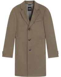 BOSS - Long-Sleeved Coat - Lyst