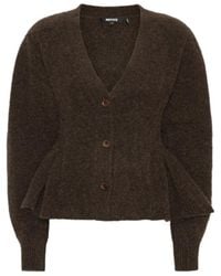 ROTATE BIRGER CHRISTENSEN - Peplum Cardigan - Lyst