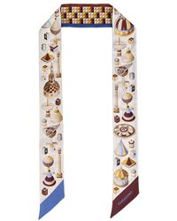 Ferragamo - Printed Scarf - Lyst