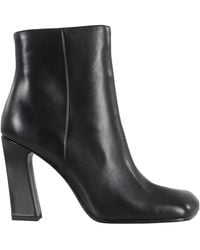 Ash - Square Toe Ankle Boots - Lyst