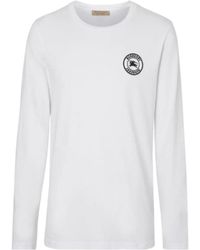Burberry - Round-Necked T-Shirt - Lyst
