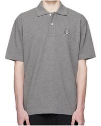 Maison Kitsuné - Lapel Short Sleeve Polo Shirt - Lyst