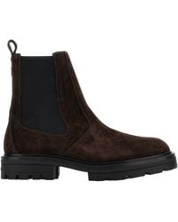 Hogan - Suede Chelsea Ankle Boots - Lyst