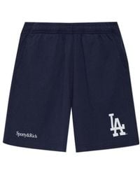 Sporty & Rich - Elastic-Waist Shorts - Lyst