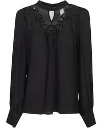 Twinset - Floral Embroidered Blouse - Lyst