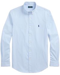 Polo Ralph Lauren - Striped Embroidered-Logo Shirt - Lyst