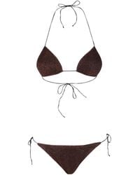 Oséree - Two-Piece Lace-Up Bikini Set - Lyst