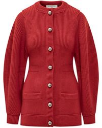 Lanvin - Ribbed Cardigan - Lyst