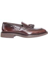 Doucal's - Tassel-Detailed Almond Toe Loafers - Lyst