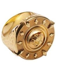 Versace - Medusa Signet Ring - Lyst
