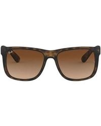 Ray-Ban - Justin Classic Square Frame Sunglasses - Lyst