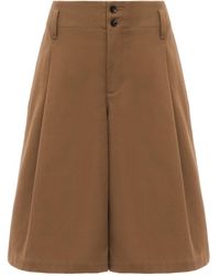 Chloé - Chloé Elephant-Leg Shorts - Lyst