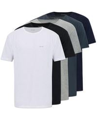 Paul Smith - Set Of Five Cotton T-Shirts - Lyst