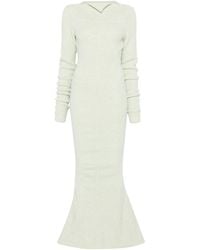 Rick Owens "luna" Dress In Merino Knit in Natural | Lyst