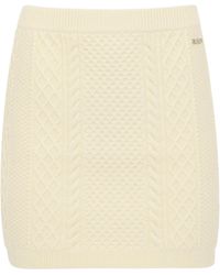 JW Anderson - Cable-Knit Mini Skirt - Lyst