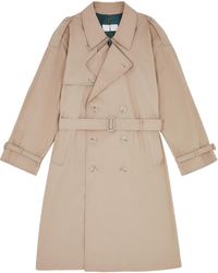 MM6 by Maison Margiela - Twist Trench Coat - Lyst