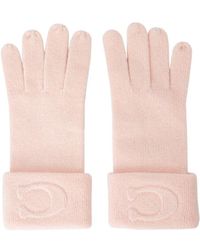 COACH - Iconic Embossed Knitted Gloves - Lyst