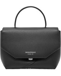 Emporio Armani - Mini 1981 Leather Tote Bag - Lyst