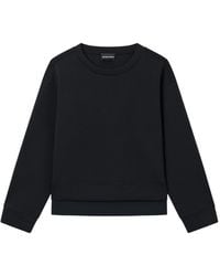Emporio Armani - Layered Crewneck Sweatshirt - Lyst