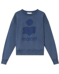 Isabel Marant - Isabel Marant Étoile Logo Printed Crewneck Sweatshirt - Lyst