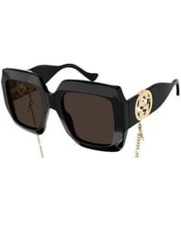 Gucci - Eyewear Square Frame Sunglasses - Lyst