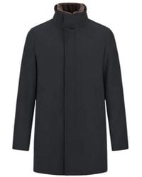 Herno - High-Neck Long-Sleeve Padded Jacket - Lyst