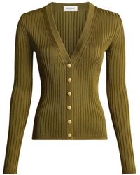 Balmain - Buttoned Ribbed Knit Cardigan - Lyst