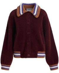 Essentiel Antwerp - Kamore Beaded Collar Knitted Jacket - Lyst