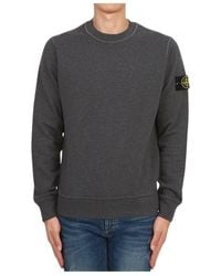 Stone Island - Compass-Motif Cotton Sweatshirt - Lyst