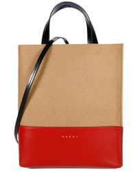 Marni - Panelled Tote Bag - Lyst