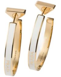 Prada - Metal Earrings - Lyst