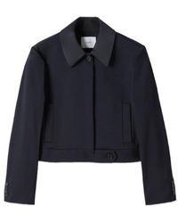 JOSEPH - Abbe Boxy Stretch-Crepe Jacket - Lyst