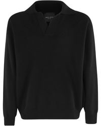 Roberto Collina - V-Neck Polo Knitwear - Lyst